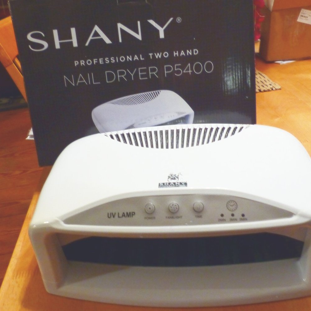 SHANY PROFESSIONAL P5400 - 54W Two Hand UV LED Light Nail Dryer Lamp--USED TWICE